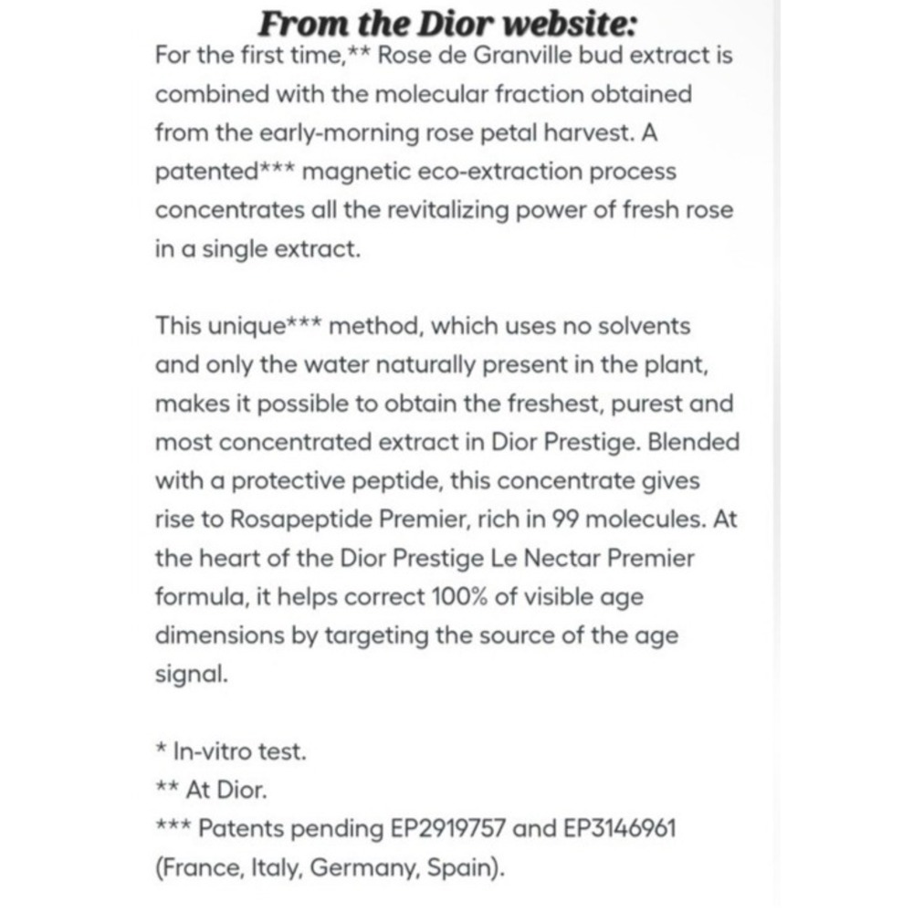 Dior Prestige La Nectar Premier Intensive Revitalizing Serum 0.17oz / 5ml NWOB - Picture 10 of 10
